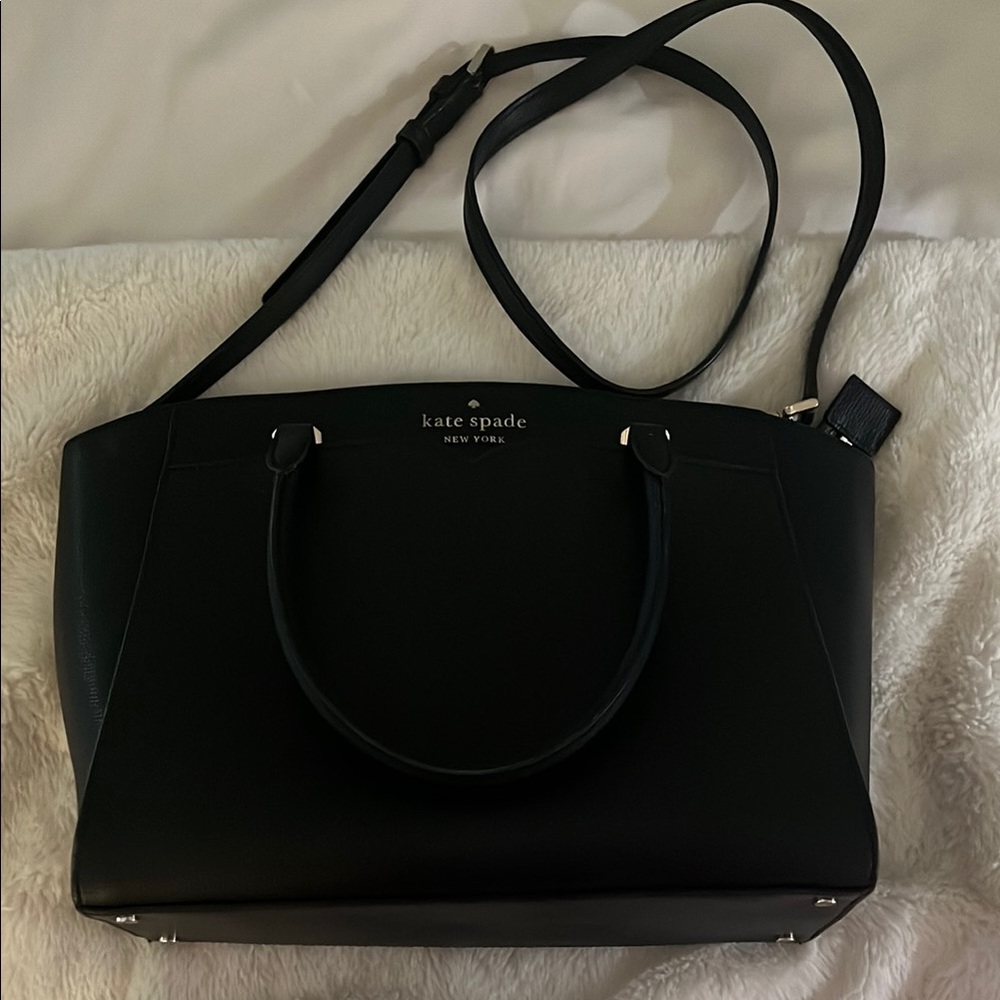 Kate Spade Black Structured Shoulder Bag